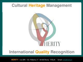 heritage management cultural presentation ppt powerpoint