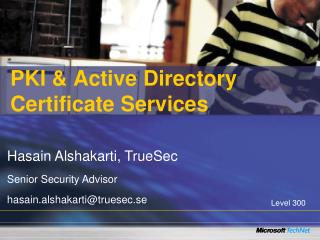 PKI &amp; Active Directory Certificate Services