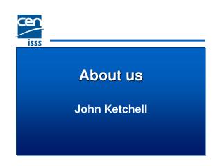 About us John Ketchell