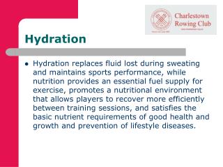 Hydration