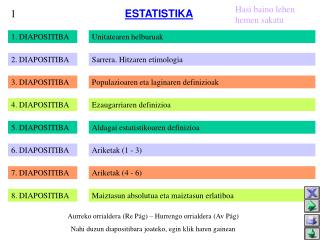 ESTATISTIKA