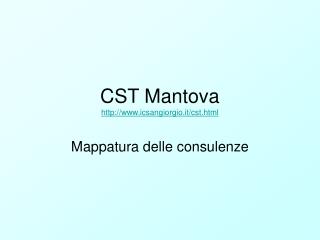 CST Mantova icsangiorgio.it/cst.html