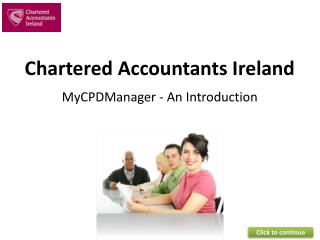 Chartered Accountants Ireland MyCPDManager - An Introduction