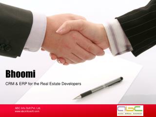 CRM &amp; ERP for the Real Estate Developers