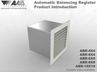 Automatic Airflow Balancing
