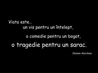 o tragedie pentru un sarac .
