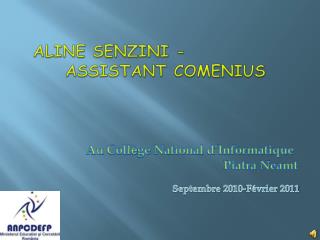 Aline Senzini - 		assistant Com e nius