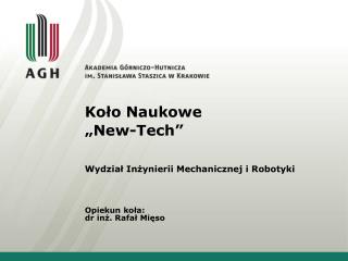 Koło Naukowe „New-Tech”