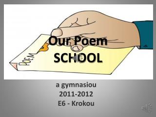Our Poem SCHOOL