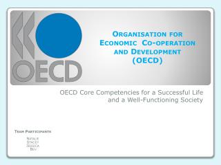 OECD Core Competencies for a Successful Life and a Well-Functioning Society
