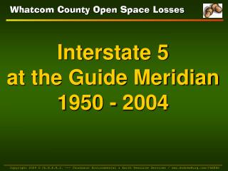 Whatcom County Open Space Losses