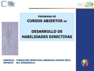 PROGRAMA DE CURSOS ABIERTOS DE DESARROLLO DE HABILIDADES DIRECTIVAS