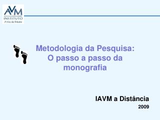 IAVM a Distância 2009