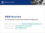 PBM Overview