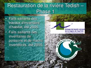 Restauration de la rivière Tedish – Phase 1