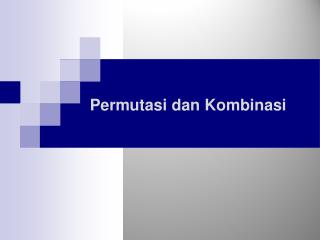 Permutasi