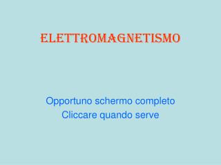 elettromagnetismo