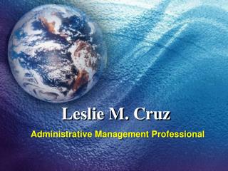 Leslie M. Cruz