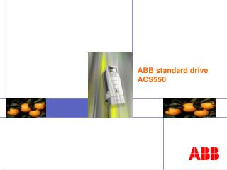 ABB standard drive ACS550
