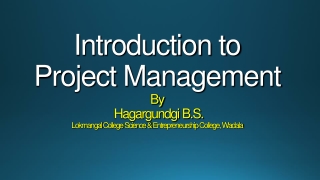 Project Management