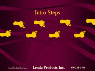 Intro Steps