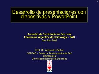 Desarrollo de presentaciones con diapositivas y PowerPoint