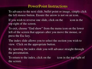 PowerPoint Instructions