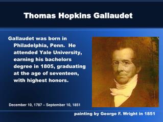 Thomas Hopkins Gallaudet