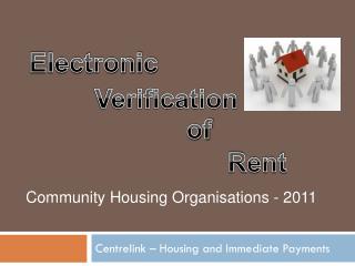 Centrelink – Housing and Immediate Payments