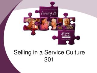 Selling in a Service Culture 301