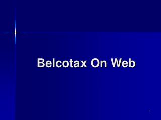 Belcotax On Web