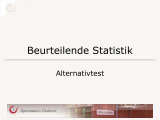 Beurteilende Statistik