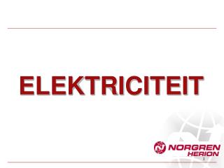 ELEKTRICITEIT