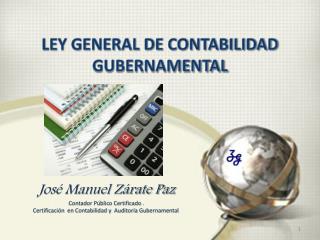 LEY GENERAL DE CONTABILIDAD GUBERNAMENTAL