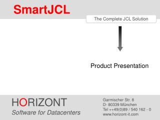 The Complete JCL Solution