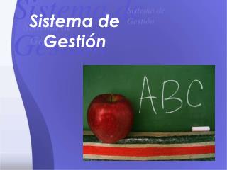 Sistema de Gestión