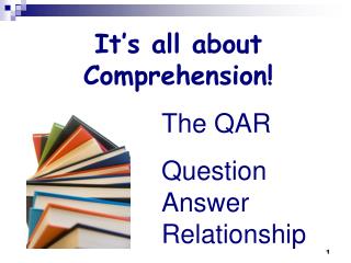 Itâ€™s all about Comprehension!