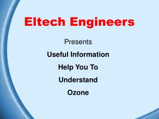 Eltech Engineers