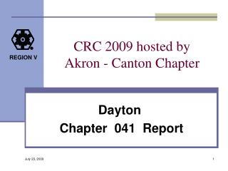 CRC 2009 hosted by Akron - Canton Chapter