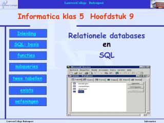 Informatica klas 5 Hoofdstuk 9