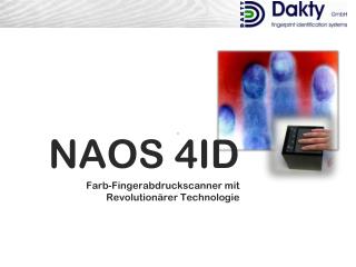 NAOS 4ID Farb-Fingerabdruckscanner mit Revolutionärer Technologie