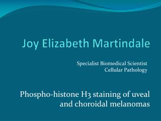 Joy Elizabeth Martindale