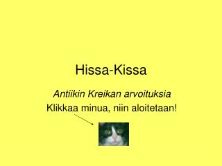 Hissa-Kissa