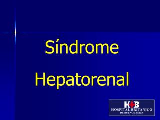 Síndrome Hepatorenal