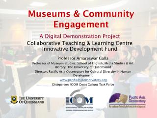 Museums &amp; Community Engagement