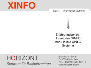 Das IT - Informationssystem