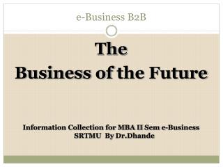 e-Business B2B