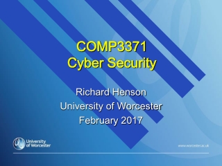 COMP3371 Cyber Security