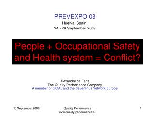 People + Occupational Safety and Health system = Conflict?