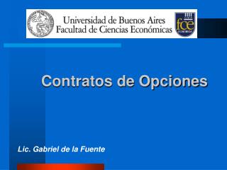 Contratos de Opciones